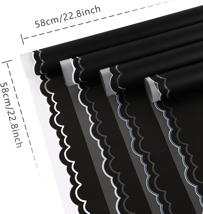 FUHITIM 20 Sheets Flower Wrapping Paper - Image 2