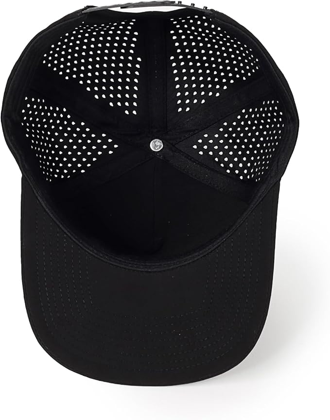 HH HOFNEN Quick Dry Baseball Cap Mesh Snapback Hat Sun and Rain Protection Golf Ball Cap for Men Women