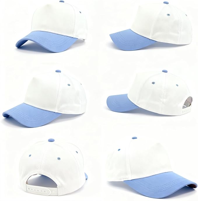 Hat Funny Embroidered Trucker Hat Adjustable Two Tone Snapback Canvas Baseball Cap for Womens