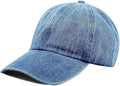Cotton Baseball Cap Dad Hat – Washed Low Profile Adjustable Hat for Men Women Casual Outdoor Running Golf