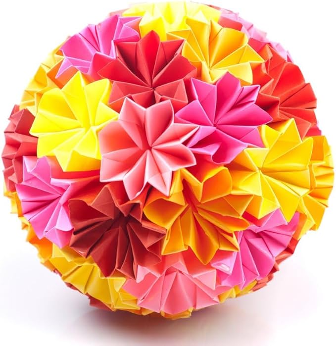 BUBU Origami Paper Kit 1000 Sheets 6 Inch Square Double Sided Color 20 Vivid - Image 4