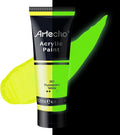 Artecho Glow in the Dark Paint, Neon Yellow Paint Tubes, Art Craft Paints by Artecho