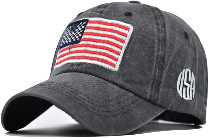 USA Flag Baseball Cap American Patriotic Trucker Hat Father Dad Mother Mom Adjustable Sportswear Hat for Men Women Adults