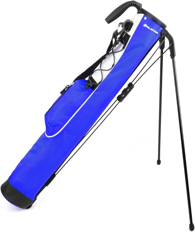 Orlimar Pitch ’n Putt Lightweight Sunday Golf Bag with Stand, Ultra-Light Carry Design, Two-Way Divider Top, Shoulder Strap, Compact Carry Golf Bag for Men & Women