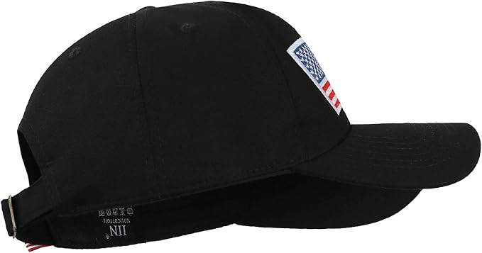 IIN American Flag Baseball Cap for Men Women Low Profile USA Army Tactical Operator Military Plain Dad Hat