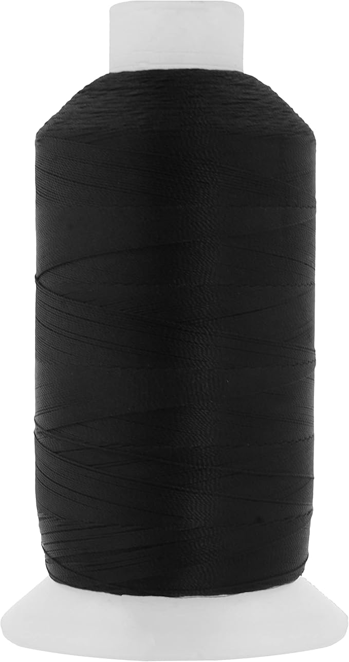 Mandala Crafts Black Heavy Duty Thread by MandalaCrafts