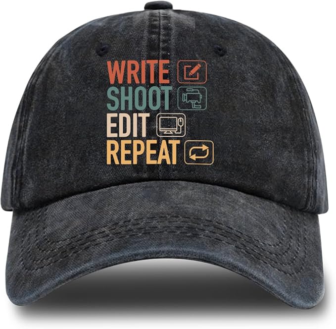 Humor Saying Adjustable Washed Cotton Baseball Cap, Funny Retro Trucker Hat Gift for Men Women Dad Husband Coworker