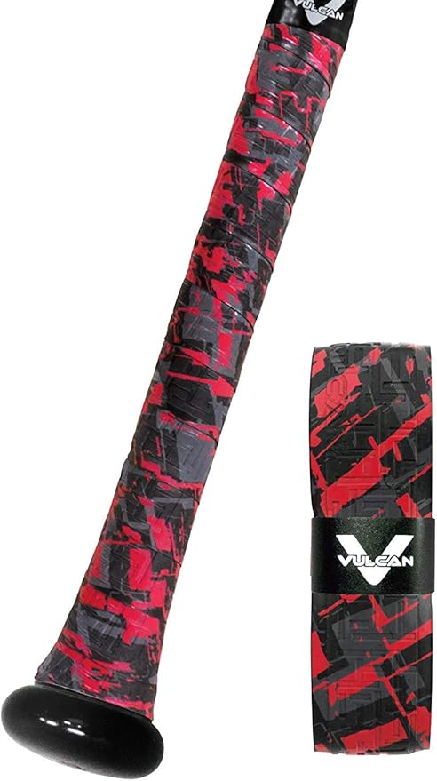 Vulcan | 0.50mm / 1.00mm / 1.75mm Bat Grip | Baseball/Softball | Multiple Colors