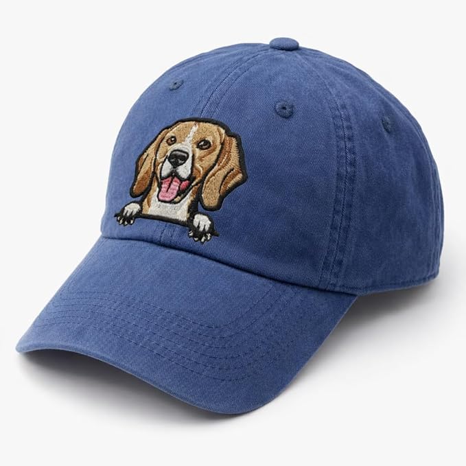 Pet Dog Lover Gifts,Embroidered Dog Baseball Hats for Men Women Dad Mom