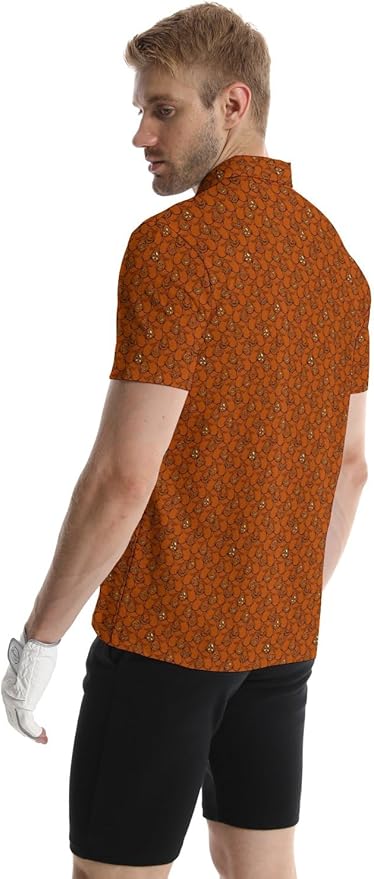Mens Golf Shirts Golf Polo Shirts for Men Short Sleeve Polo Shirts Golf Gifts