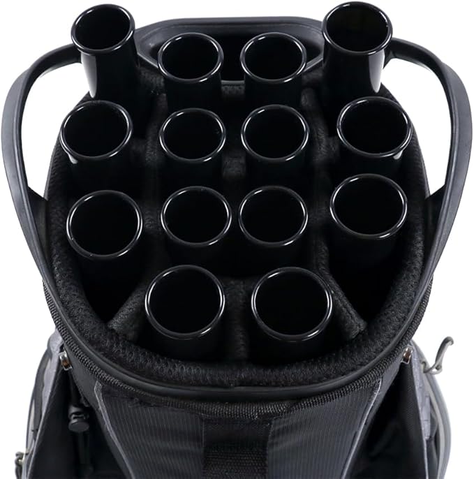 HOW TRUE Golf Bag Tubes 14 Pack with 2 Different Inner Diameters（1.5''）（1.25''） Golf Bag Club Protection Tubes Separators Dividers，Keeps Clubs Organised