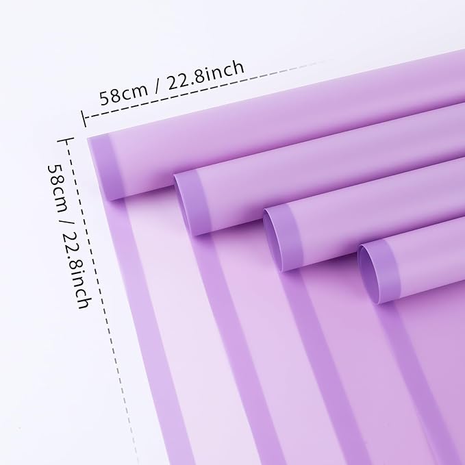 FUHITIM 20 Sheets Flower Wrapping Paper - Image 2