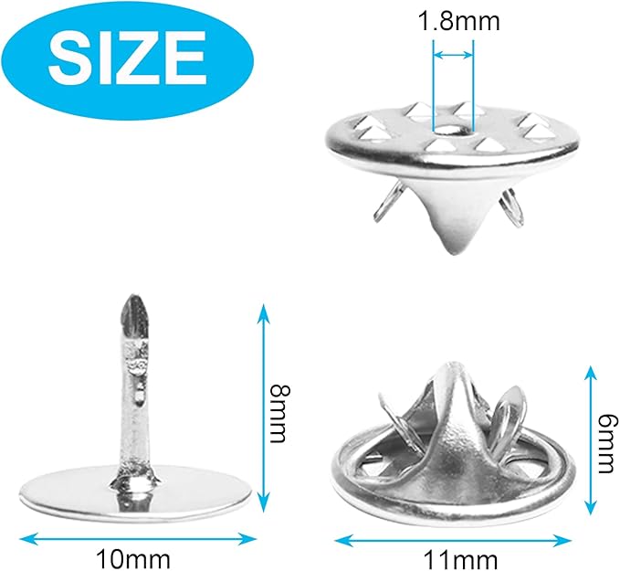 50 Pairs Premium Butterfly Clutch Pin Backs - Image 2
