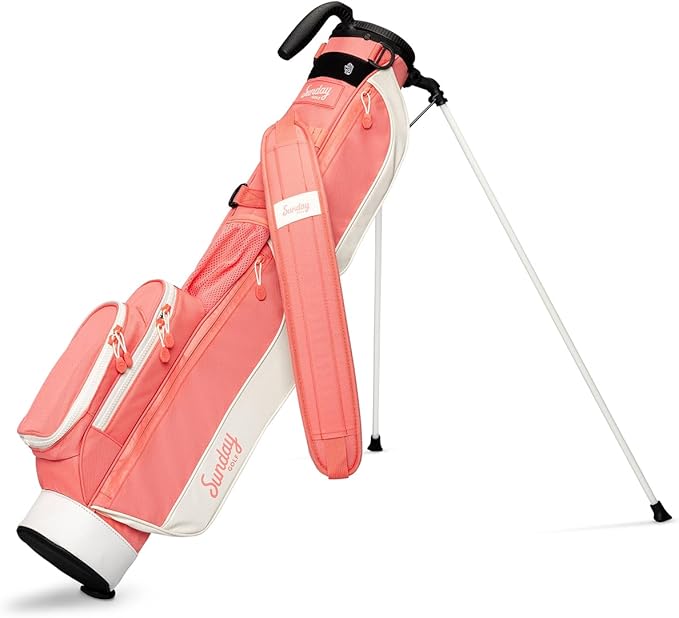 The Original Sunday Golf Loma Bag – Lightweight Golf Bag with Strap & Stand, Easy to Carry Pitch n Putt Stand Bag for Driving Range, Par 3 & Executive Courses, 31 Inches