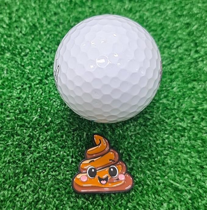 Funny & Unique Golf Ball Markers with Hat Clip – Creative Icon Designs for Golfers – Golf Accessories & Gifts