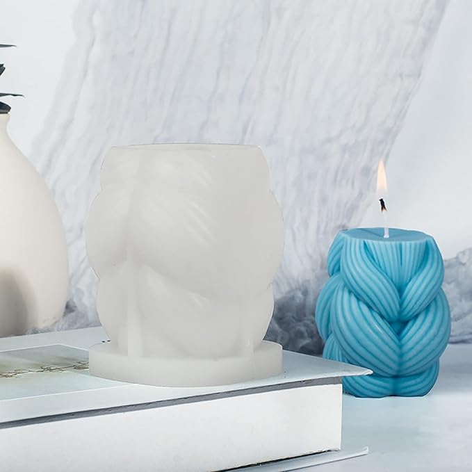 Spiral Candle Mold Spiral Cylinder Mold Pillar Candle Mold Soap Mold Clay Mold - Image 4