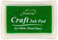 Green Ink Pad Finger Washable Kids Stamp Ink Pad by Ancwzoz