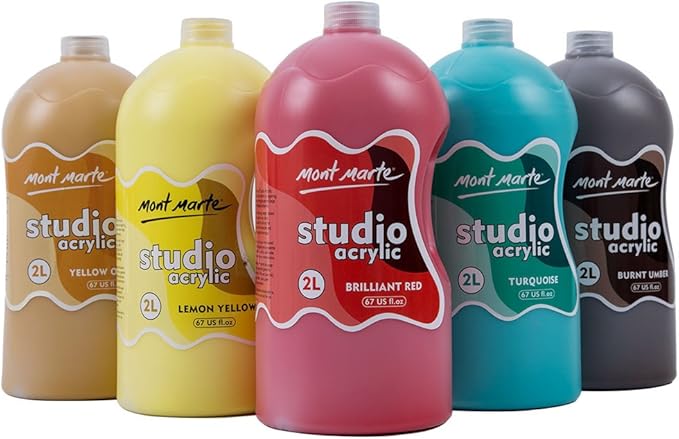 Mont Marte Discovery School Acrylic, 1/2 Gallon. Ideal - Image 5