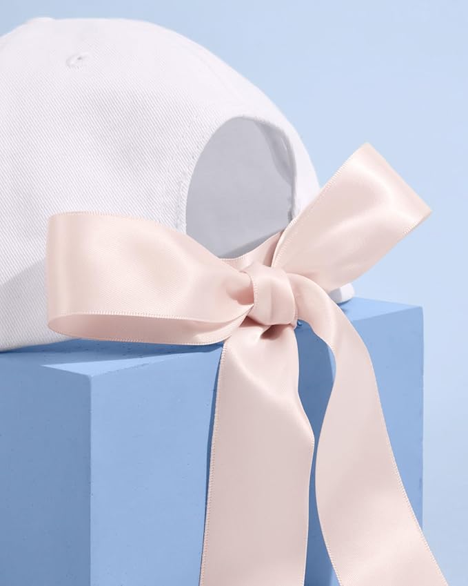 xo, Fetti White Bride Baseball Bow Hat | Bachelorette Accessory, Pink Bridal Headwear, Bach Party Decorations, Bridesmaid Gift, Wedding Cap