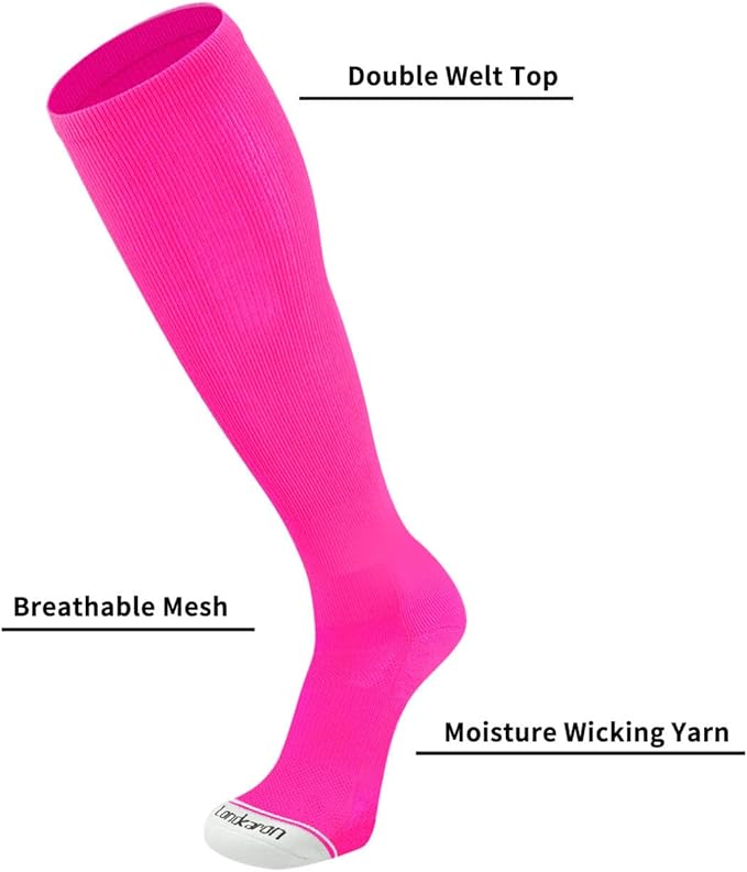 Youth Performance Baseball & Softball Socks (3 Pairs) over the Calf