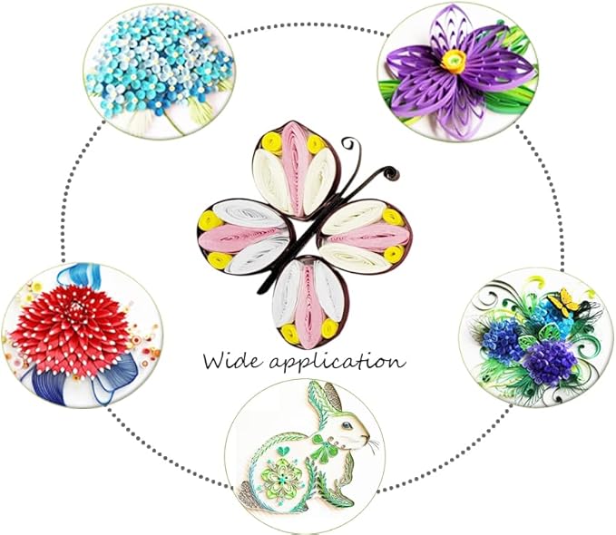 8 Pieces, Quilling Kits, Paper Quilling Tools, Quilling Knitting Board - Image 7