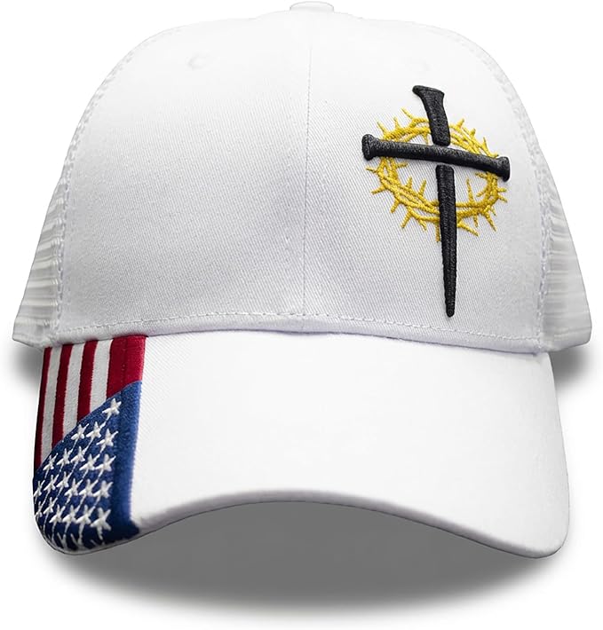 Christian Hats for Men,Cross Hats for Men,Jesus hat,Christian Religious Gifts for Birthday/Christmas