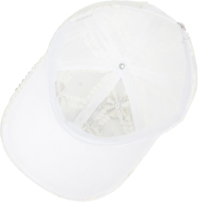 Hoce Fashion Rhinestone Denim Baseball Cap Studded Bling Hat for Women