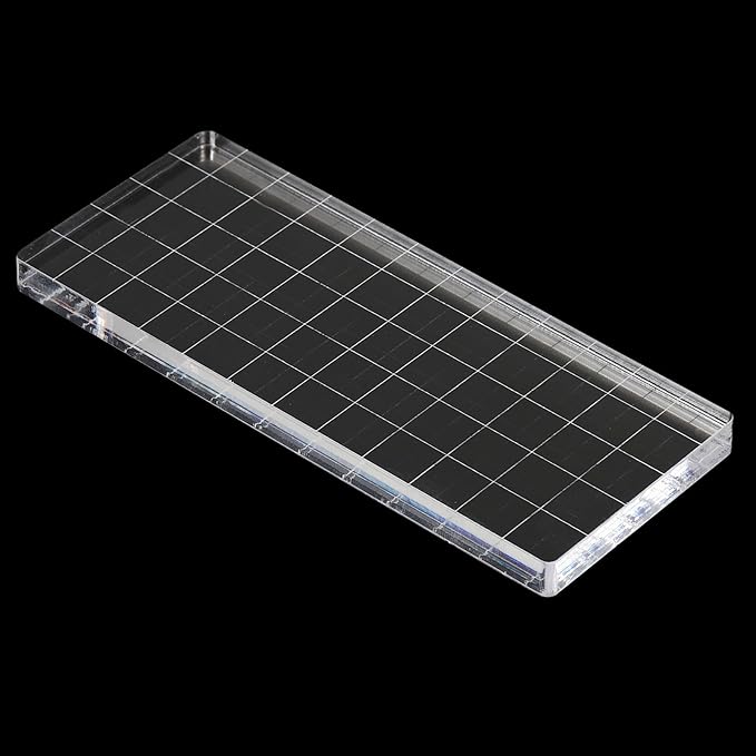 PATIKIL 5" x 2" Acrylic Stamp Block - Image 4