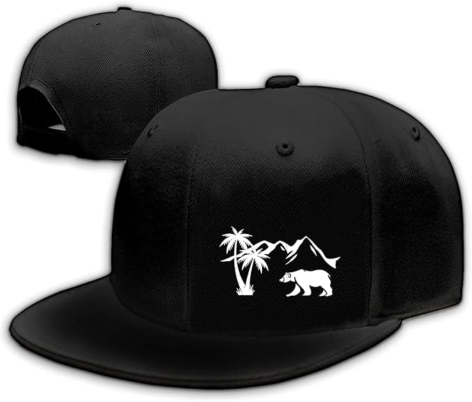 Skull Finger Flat Bill Hats for Men Black Mens Snapback Hat Baseball Cap Fitted Hat Rock N Roll Skeleton Hand Snap Backpack
