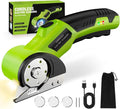 Cordless Electric Scissors：4V Rechargeable Cardboard Cutter, 3 Blades, Safety by Unknown