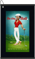 Devant Ty Webb Be The Ball Golf Towel, Black, 16x25