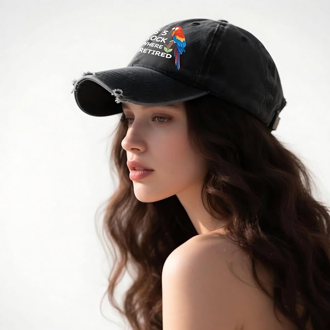 Jimmy Music Buffett Accessories Hats Its 5 Oclock Some Where Baseball Cap Mom Hat Pigment Black Womens Bucket