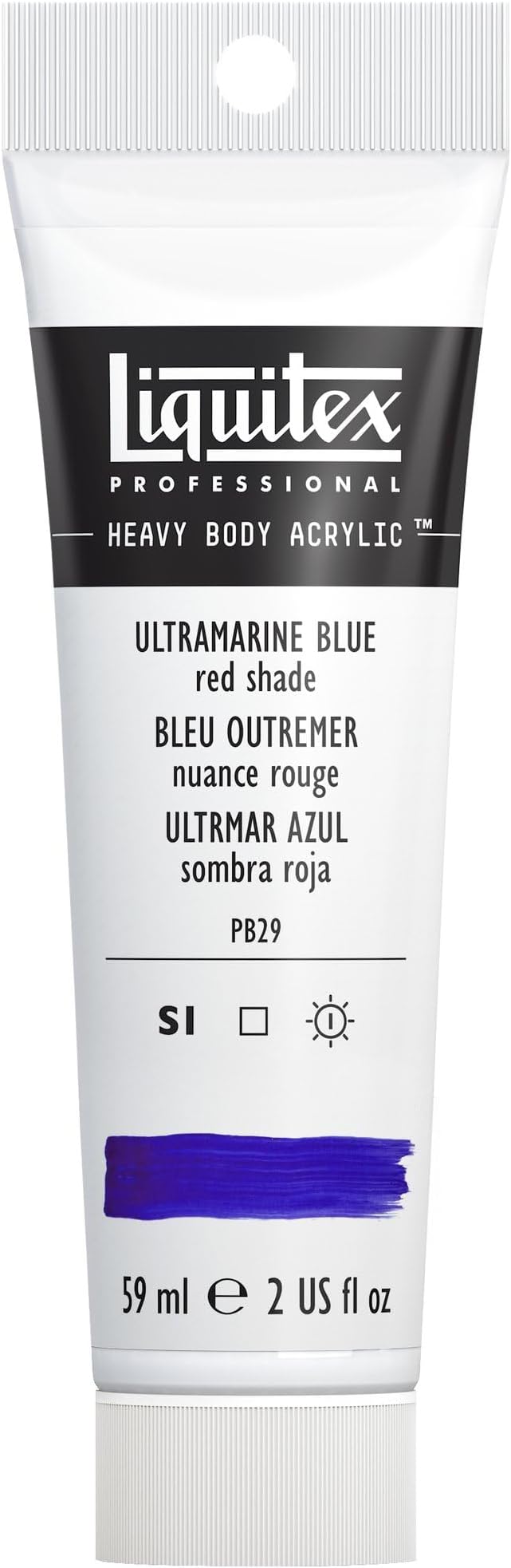Liquitex Professional Heavy Body Acrylic Paint, 2-oz Tube, Ultramarine Blue by Liquitex