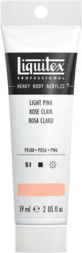 Liquitex Professional Heavy Body Acrylic Paint, 2-oz Tube, Light Pink by Liquitex