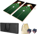 4×2FT Cornhole Board Set, Wooden Corn Hole Games by QZZIZ