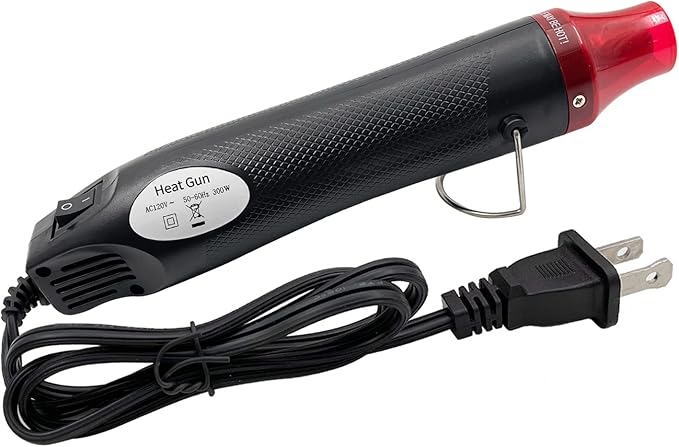 Heat Gun, Mini Hot Air Gun for DIY Crafts Portable Heat Air Gun Tool for by QYQRQF