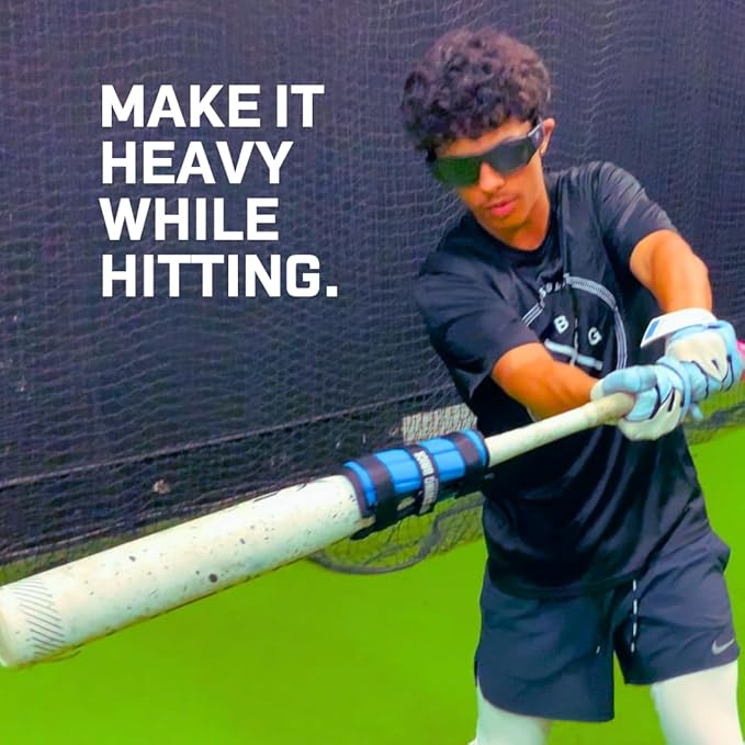 Swing Brick Bat Weight - Baseball & Softball Batting Training Aid, Adjustable Bat Weight for Baseball Youth Overload Swing Training. from 5-30 oz. Bat Weights for Use While Hitting.