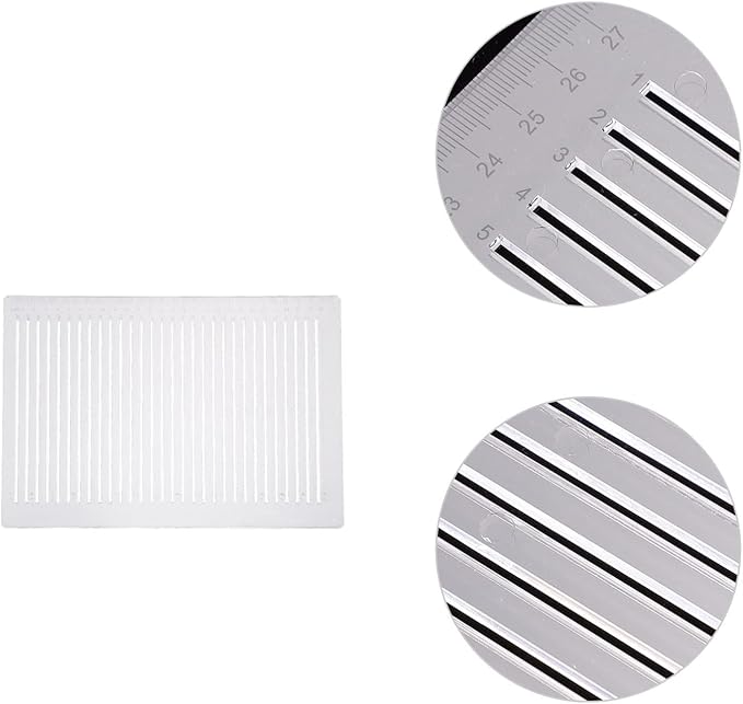 Ciieeo Lettering Stencils Straight Line Stencil Calligraphy Paper Address - Image 9