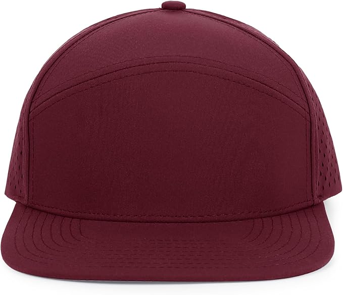 Quick Dry Baseball Cap Flat Brim Snapback Hat Sun and Rain Protection Golf Hat for Men Women