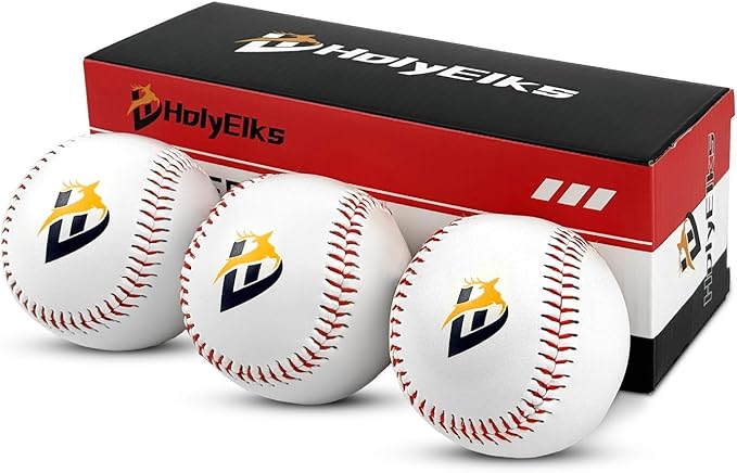 Baseballs, Practice Baseballs, Baseball for Youth Teenager/Adults Players Training Ball, Safe Throwing for Indoor/Outdoor, Batting Practice