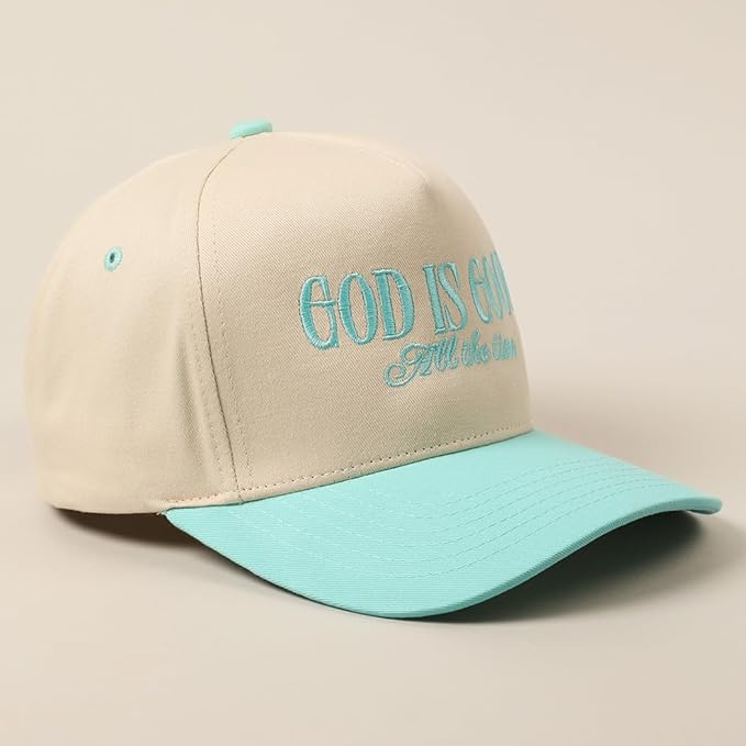 MIRMARU Two-Tone Vintage Canvas Trucker Hats for Men & Women, Adjustable Size Baseball Caps with Trendy Embroidered Design