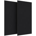 2Pack Anodized Aluminum Sheet 6 x 12 x 1/32 Inch Black Anodized Aluminum Metal by CKVIHAV