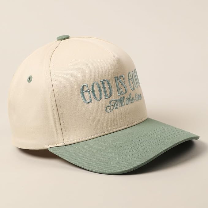 MIRMARU Two-Tone Vintage Canvas Trucker Hats for Men & Women, Adjustable Size Baseball Caps with Trendy Embroidered Design