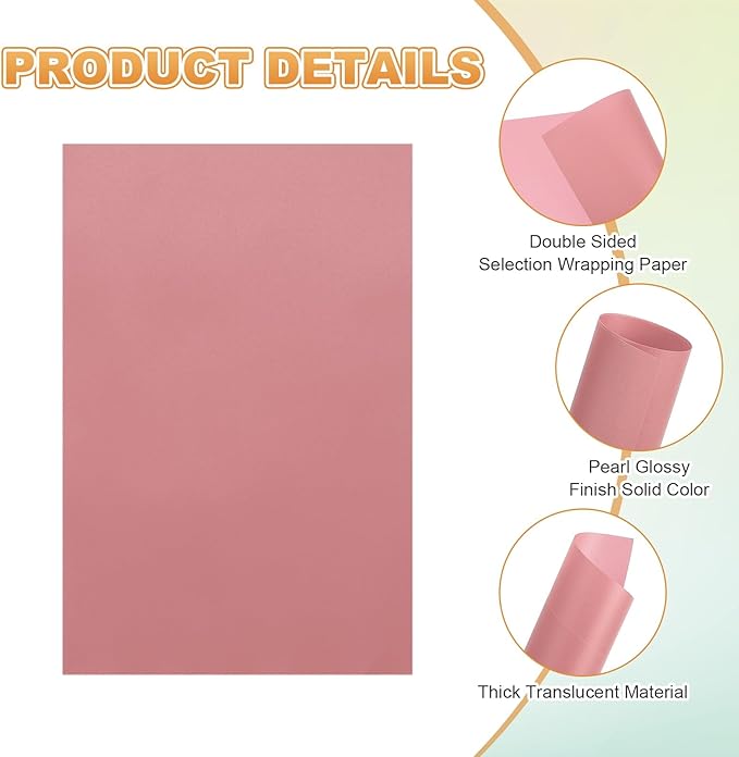 MECCANIXITY 100 Sheet Colored Vellum Paper 4" x 6", 100gsm Translucent - Image 3