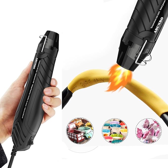 Mini Heat Gun, 300W Dual Temperature Hot Air Gun - Image 6