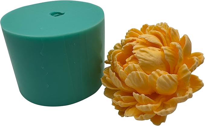 3D Blooming Chrysanthemum Silicone Mold by Unknown