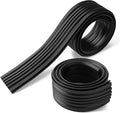 Golf Cart Floor Edge Guard Sill Protector, 2 PCS Anti-Collision Rubber Side Bumper Trim for Club Car DS 1987-Up, OEM#1013983/101347501（42.5" L×2.6" W）
