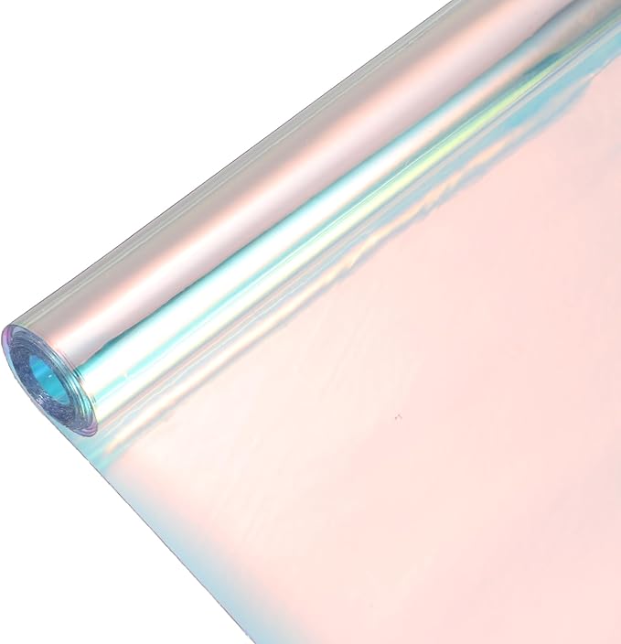 MECCANIXITY Holographic Clear PVC Vinyl Film Holographic PVC Fabric Waterproof by MECCANIXITY