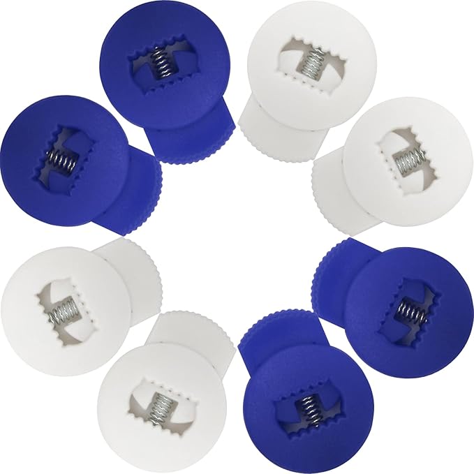 AliBall Glove Locks Baseball, Glove Lace Locks 8 Pack, Never Need Thying Knots Again, Fits All Baseball and Softball Gloves