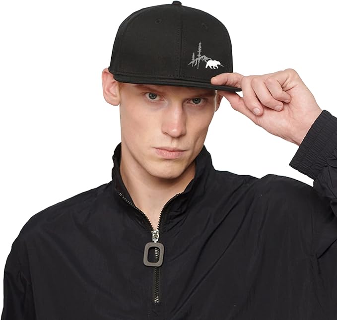Snapback Hats for Men Mens Hats Flat Bill Snap Backpack Fitted Trucker